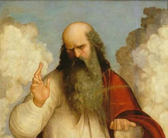 God the Father’ (1510-1520) by Ludovico Mazzolino.