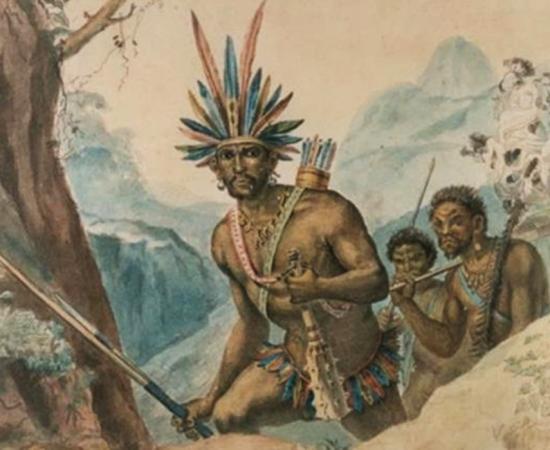 Representational image of African travelers.