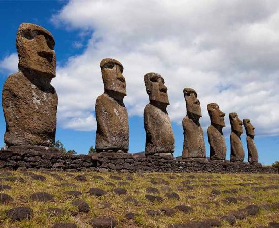 Easter Island moai statues. Source: 16to9foto / Adobe Stock.