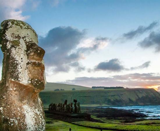 Moai statues on Easter Island