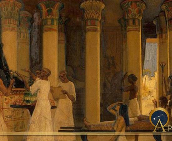 An invocation to I-em-hetep, the Egyptian deity of medicine by Ernest Board. (Wellcome Images/ CC BY-SA 4.0)