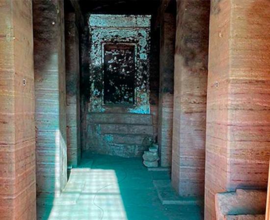 Inside Egypt's oldest known example of a tomb aligned with the winter solstice. Source: University of Malaga