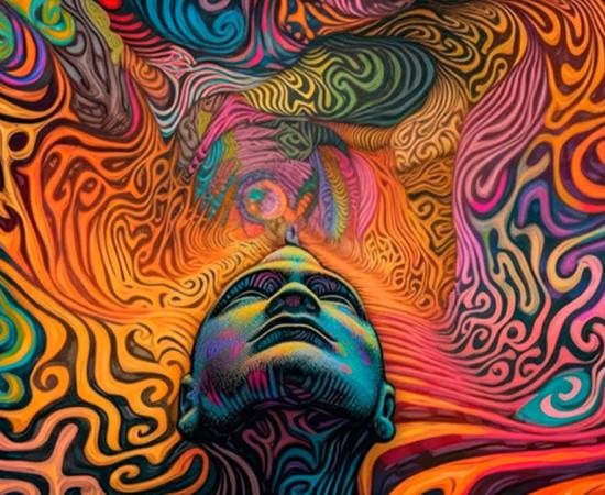 An ancient Egyptian Bes vase once contained a potent hallucinogenic concoction. Source: Neuroshock / Adobe Stock /Overlay; Tanasi et. al / CC BY 4.0