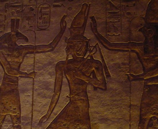 Seth (Set)Left, and Horus 