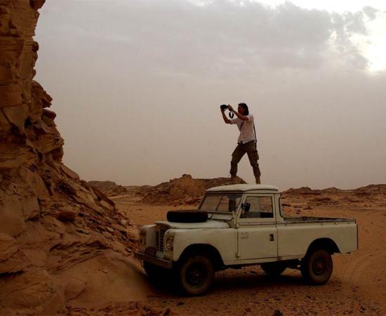 Polish archaeologists in Egypt looking for ancient evidence relating to the importance and role played by Egyptian deserts in early Egyptian civilization.       Source: E. Kuciewicz / Science in Poland