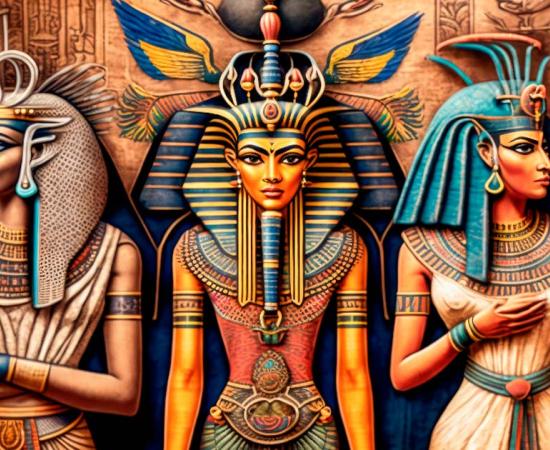 Ancient frescoes often depict scenes from the daily life, religious rituals, or important events of an Egyptian Pharaoh. Source: EdNurg/Adobe Stock