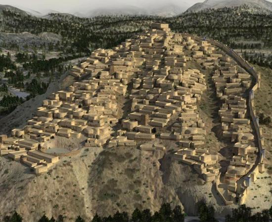 3D Reconstruction of the El Argar civilization’s La Bastida site.           Source: Dani Méndes, Revives / Eureka