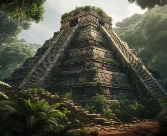 El Castillo Mayan pyramid. Source: Vectorup / Adobe Stock.