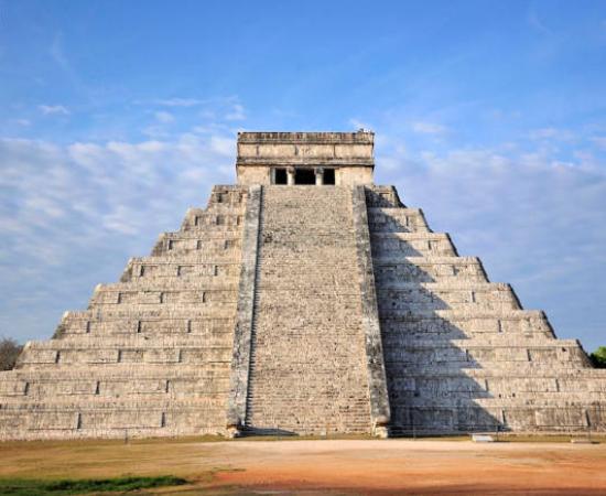 El Castillo pyramid, Chichen Itza, Guatemala.