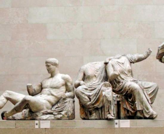 Photo of the Parthenon Marbles, East Pediment. The Elgin Marbles have been controversial ever since they were taken from Greece. Source: Justin Norris / CC BY 2.0