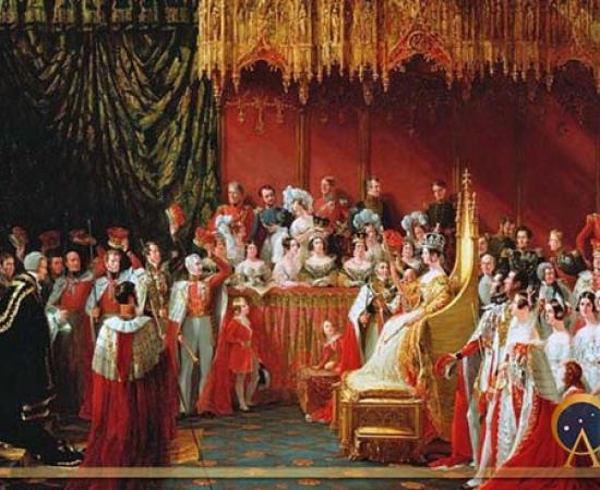 Coronation of Queen Victoria 28 June 1838 by Sir George Hayter (Public Domain)