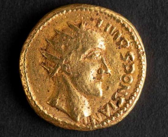 The controversial Sponsian coin. Source: The Hunterian / University of Glasgow
