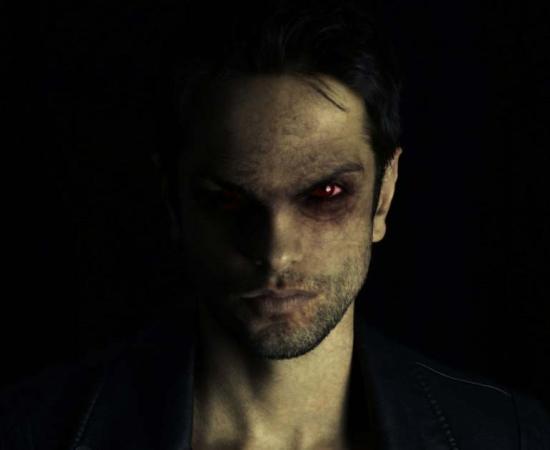 Depiction of a vampire.