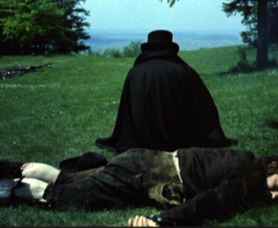 Screen shot from the film ‘Enigma of Kaspar Hauser’ (1974). 