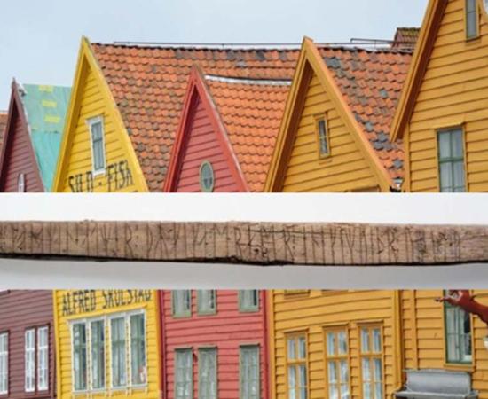 Runic inscription found in Bergen. 