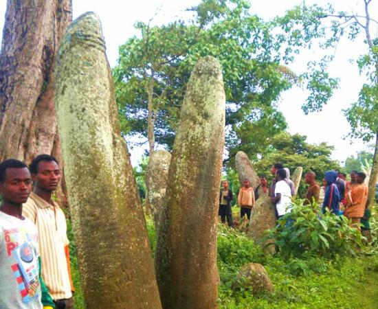 These Ethiopian megaliths in the Gedeo Sakaro Sodo area, photographed in 2014, have been dated to 1,000 years older than previously believed and everyone’s amazed!		Source: Ashenafi Zena / Washington State University