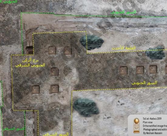 Excavation site of fortress in Sinai