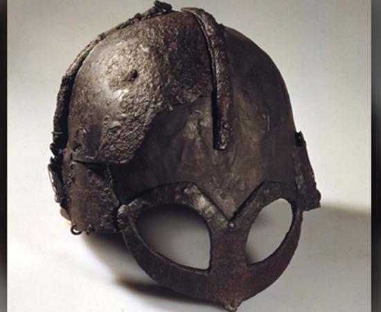 This iron helmet is the only one that is found in Scandinavia dating back to the Viking Age. Why are not more found? (Photo: Museum of Cultural History, Oslo)