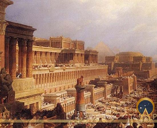 Departure of the Israelites by David Roberts, (1829)