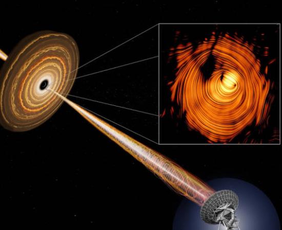Looking inside the plasma jet cone of the blazar PKS 1424+240 