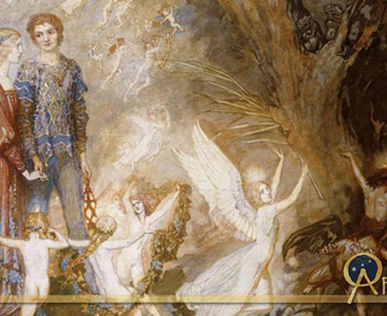 ‘Yorinda and Yoringel’ by John Duncan (1909) 