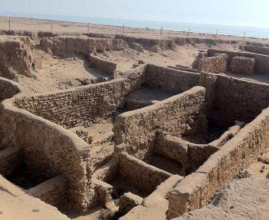 Ancient Bronze Age ruins from the Dilmun civilization found previously on Failaka Island.