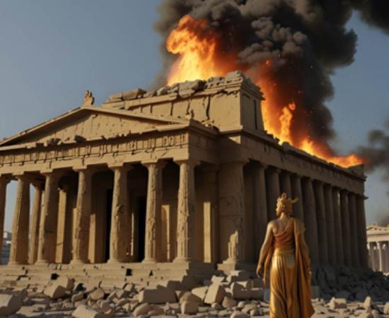 Ruins of a Greek temple