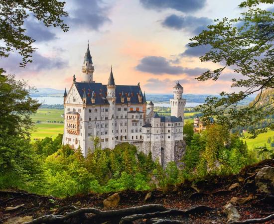 The famous German Neuschwanstein Castle looks straight out of a fairytale