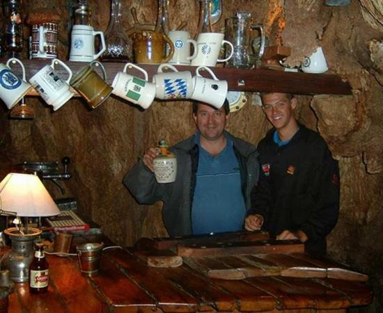 A photo inside the Sunland Big Baobab. 