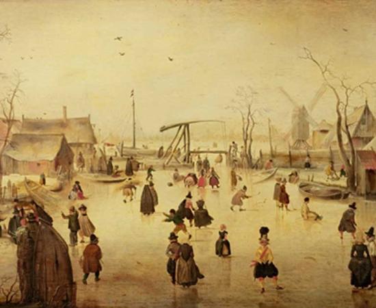 Hendrick Avercamp’s ‘Ice Scene’ (c. 1610). 