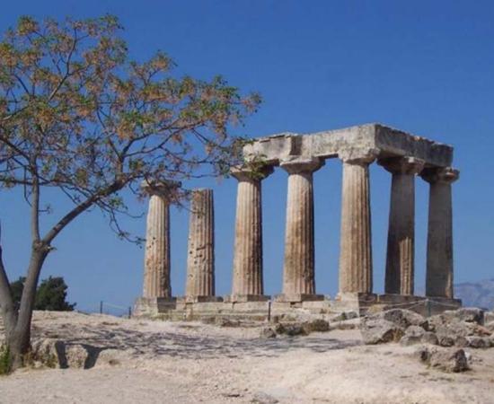 Temple of Apollo at Corinth.