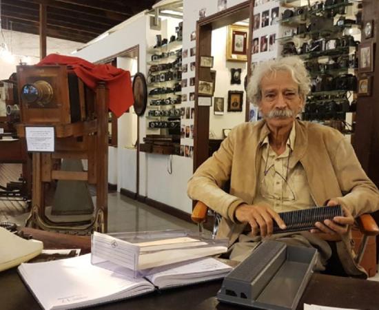 Chevalier Tristan Bréville, owner and curator of the Photography Museum of Mauritius Source: Courtesy Micki Pistorius