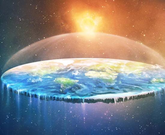 Flat Earth in space 