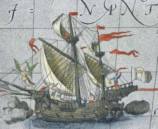 Illustration of the Flor de la Mar