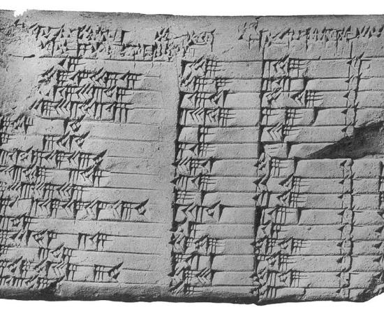 Plimpton 322 clay tablet. Source: Public Domain.