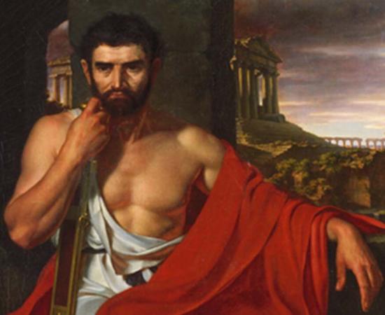 Detail of ‘Caius Marius Amid the Ruins of Carthage’ (1807) by John Vanderlyn.