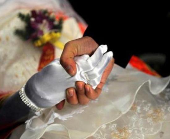 A man marrying a deceased woman in China 