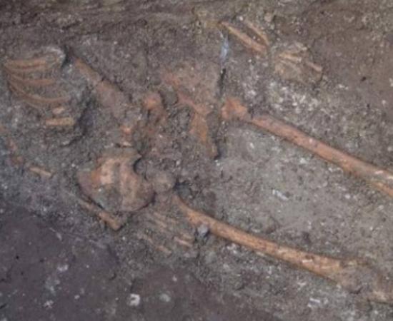 Giant Human Skeleton in Varna, Bulgaria