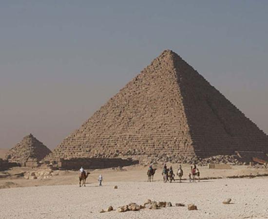 Colored Giza Casing Stones, Menkaure's Pyramid.