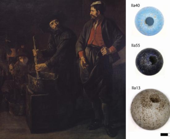 Representative examples of the beads analyzed