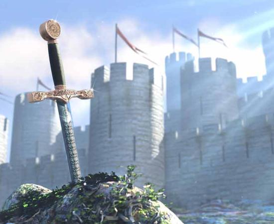 The ruins of Glastonbury Abbey, Somerset, England. Source: Artem Mazunov / Adobe Stock