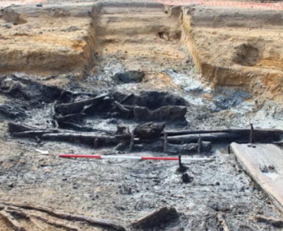 The remains of the 3,500-year-old watering hole were uncovered by archaeologists.
