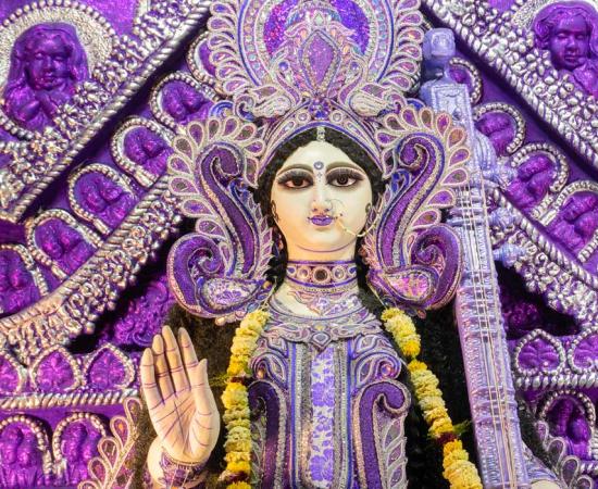 Hindu goddess Saraswati