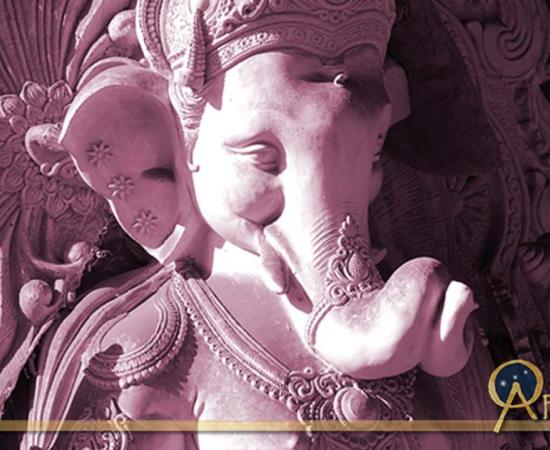 Elephant-headed goddess Vinayaki is often mistaken for a female Ganesha. Statue of Ganesha 