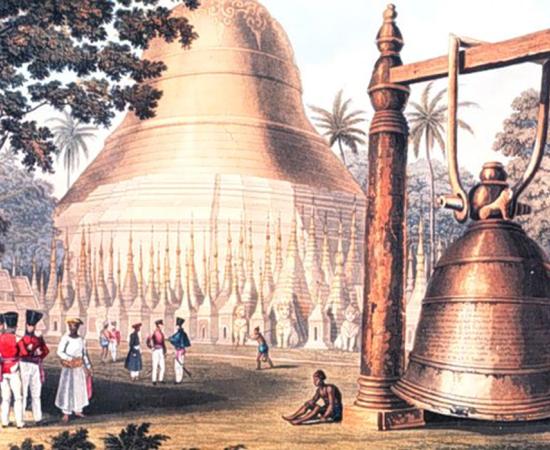 Artwork showing the Dhammazedi Bell. 