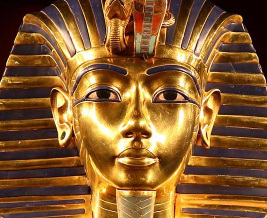 The iconic Golden Mask of Pharaoh Tutankhamun