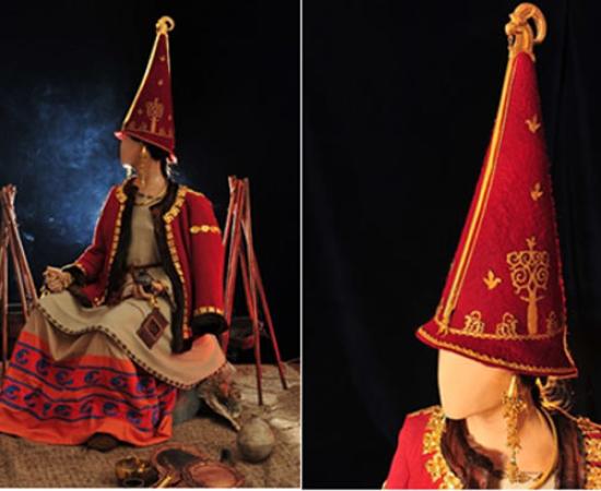 Reconstruction of Golden Woman, the ancient Scythian Princess of Kazakhstan