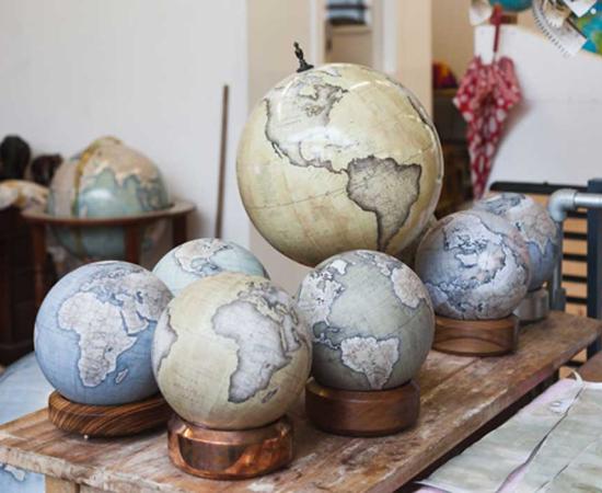 Can you Believe these Gorgeous Globes are Painstakingly Hand-made and Illustrated?