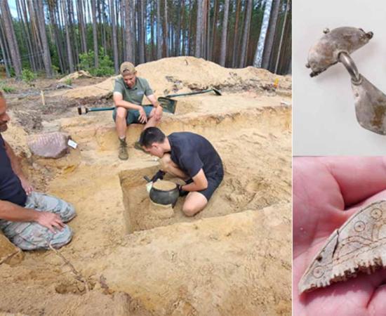 Artifacts excavated from the Goth graves in Poland have provided evidence of their funerary practices and cosmology. Source: Wdecki Park Krajobrazowy / Olaf Popkiewicz