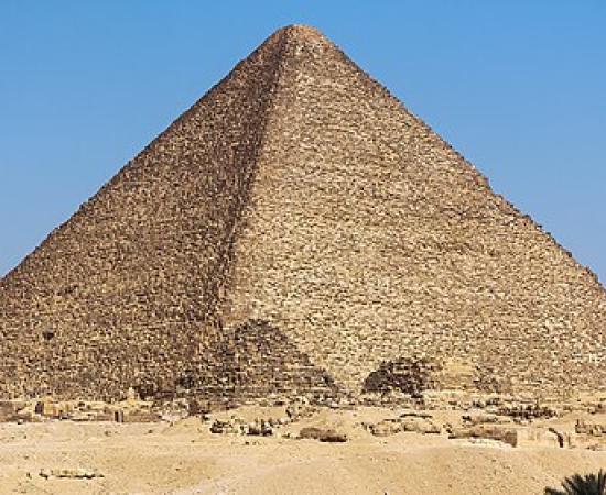 The Great Pyramid Of Giza Top image: The Great Pyramid of Giza under a starlit sky, highlighting the North Face. Source: [Pixabay/Creative Commons] Image